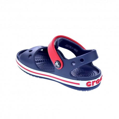 Zuecos Crocs zapatos Niño modelo Crocband Sandal Kids Azul 