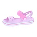 Zuecos Crocs zapatos Niña modelo Crocbans Sandal Ballerina Rosa 