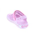 Zuecos Crocs zapatos Niña modelo Crocbans Sandal Ballerina Rosa 