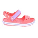 Zuecos Crocs zapatos Niña modelo Crocband Sandal Kids Rojo 
