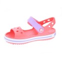Zuecos Crocs zapatos Niña modelo Crocband Sandal Kids Rojo 