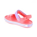 Zuecos Crocs zapatos Niña modelo Crocband Sandal Kids Rojo 