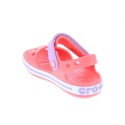 Zuecos Crocs zapatos Niña modelo Crocband Sandal Kids Rojo 