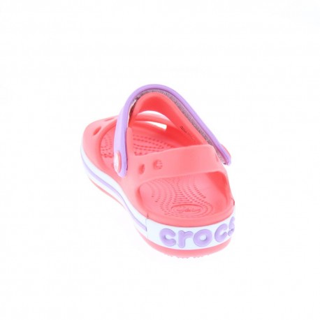 Zuecos Crocs zapatos Niña modelo Crocband Sandal Kids Rojo 