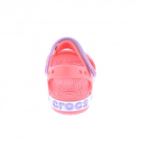 Zuecos Crocs zapatos Niña modelo Crocband Sandal Kids Rojo 