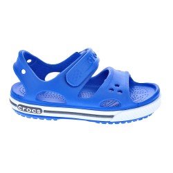 Zuecos Crocs zapatos Niño modelo Crocband II Sandal Azul  2