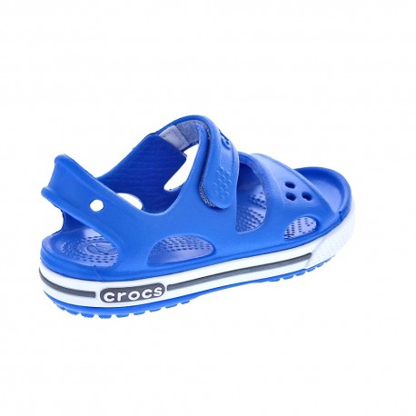 Zuecos Crocs zapatos Niño modelo Crocband II Sandal Azul 