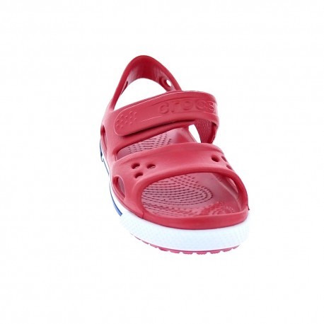 Zuecos Crocs zapatos Niño modelo Crocband II Sandal Rojo 