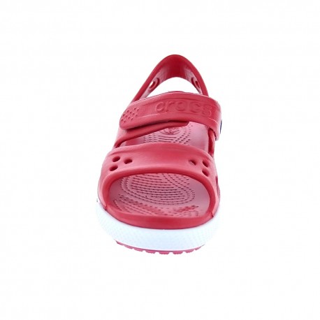 Zuecos Crocs zapatos Niño modelo Crocband II Sandal Rojo 