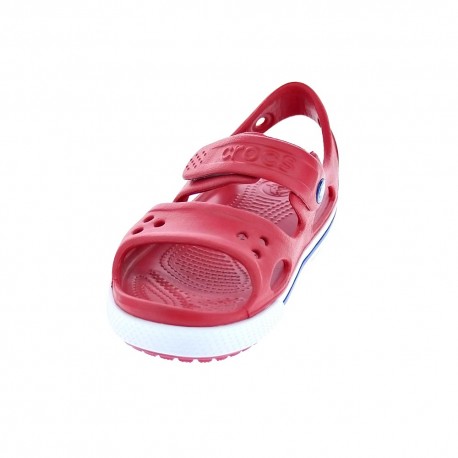 Zuecos Crocs zapatos Niño modelo Crocband II Sandal Rojo 
