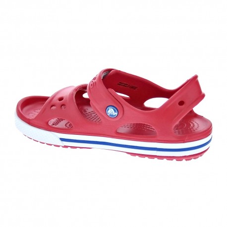 Zuecos Crocs zapatos Niño modelo Crocband II Sandal Rojo 