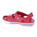 Zuecos Crocs zapatos Niño modelo Crocband II Sandal Rojo 