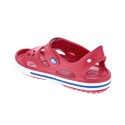 Zuecos Crocs zapatos Niño modelo Crocband II Sandal Rojo 