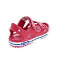 Zuecos Crocs zapatos Niño modelo Crocband II Sandal Rojo 
