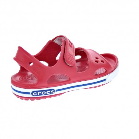 Zuecos Crocs zapatos Niño modelo Crocband II Sandal Rojo 