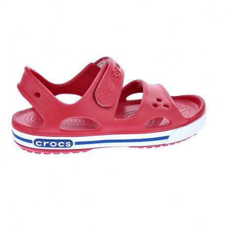 Zuecos Crocs zapatos Niño modelo Crocband II Sandal Rojo 