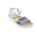 Sandalias Geox zapatos Niña modelo Costarei Plata 