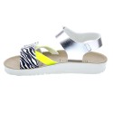 Sandalias Geox zapatos Niña modelo Costarei Plata 