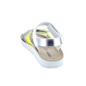 Sandalias Geox zapatos Niña modelo Costarei Plata 