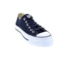 Zapatillas Converse zapatos Mujer modelo Plataforma Chuck Taylor Star Life Lona Negro Cordón