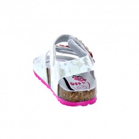 Sandalias Asso zapatos Niña modelo AG-11708 Blanco 
