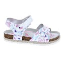 Sandalias Asso zapatos Niña modelo AG-11010 Blanco 
