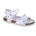 Sandalias Asso zapatos Niña modelo AG-11010 Blanco 