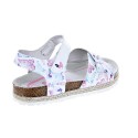 Sandalias Asso zapatos Niña modelo AG-11010 Blanco 