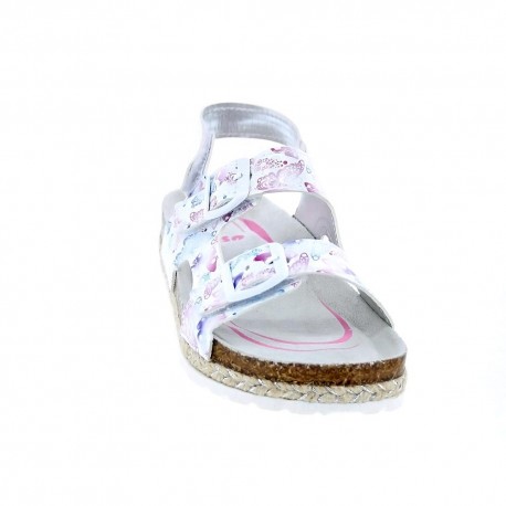 Sandalias Asso zapatos Niña modelo AG-11012 Blanco 