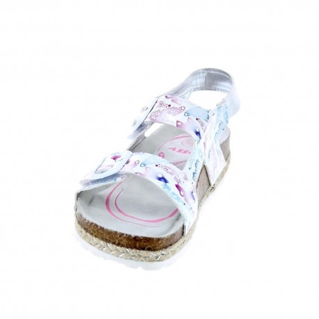 Sandalias Asso zapatos Niña modelo AG-11012 Blanco 