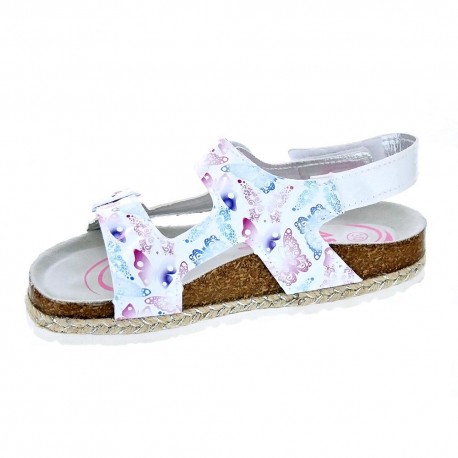 Sandalias Asso zapatos Niña modelo AG-11012 Blanco 