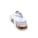 Sandalias Asso zapatos Niña modelo AG-11012 Blanco 