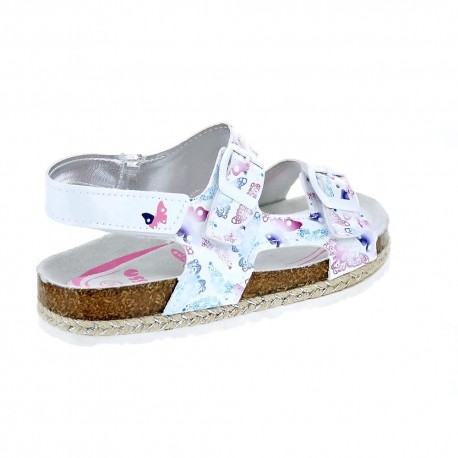 Sandalias Asso zapatos Niña modelo AG-11012 Blanco 