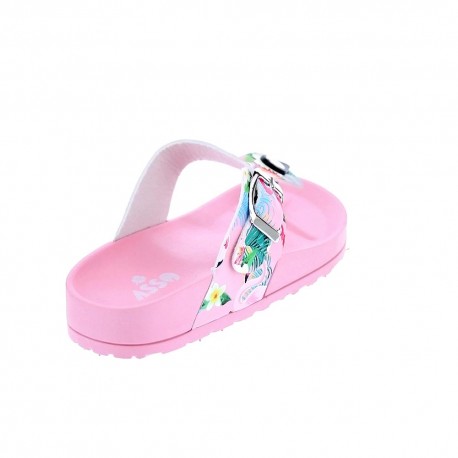 Sandalias Asso zapatos Niña modelo AG-11100 Rosa 