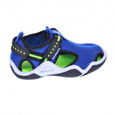 Sandalias Geox zapatos Niño modelo Wader Azul 