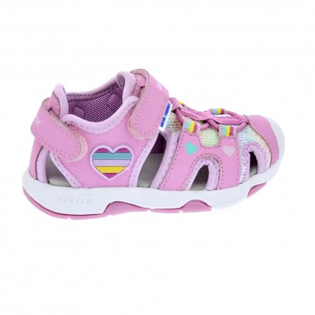Sandalias Geox zapatos Niña modelo Multy Rosa 