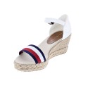 Sandalias Tommy Hilfiger zapatos Mujer modelo Shimmery Ribbon Blanco 