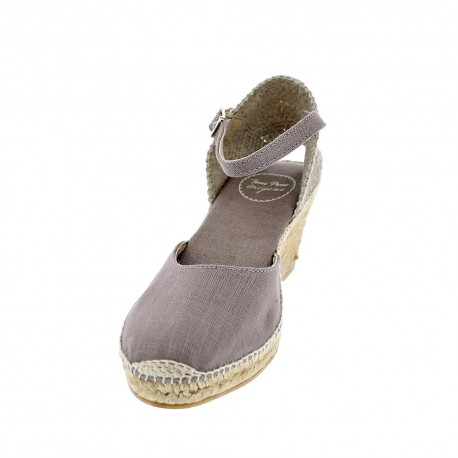 Alpargatas Toni Pons zapatos Mujer modelo Caldes Marrón 