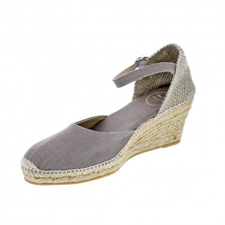 Alpargatas Toni Pons zapatos Mujer modelo Caldes Marrón 