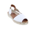 Alpargatas Toni Pons zapatos Mujer modelo Etna Blanco Elástico