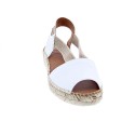 Alpargatas Toni Pons zapatos Mujer modelo Etna Blanco Elástico