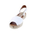 Alpargatas Toni Pons zapatos Mujer modelo Etna Blanco Elástico