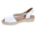 Alpargatas Toni Pons zapatos Mujer modelo Etna Blanco Elástico