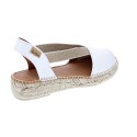 Alpargatas Toni Pons zapatos Mujer modelo Etna Blanco Elástico
