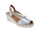 Alpargatas Toni Pons zapatos Mujer modelo Teide-P Plata 
