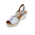 Alpargatas Toni Pons zapatos Mujer modelo Teide-P Plata 