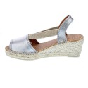 Alpargatas Toni Pons zapatos Mujer modelo Teide-P Plata 