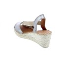 Alpargatas Toni Pons zapatos Mujer modelo Teide-P Plata 