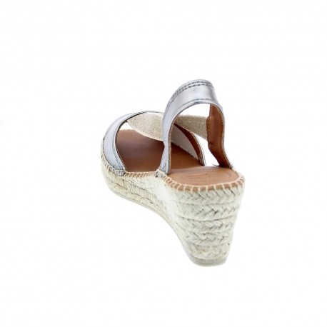 Alpargatas Toni Pons zapatos Mujer modelo Teide-P Plata 