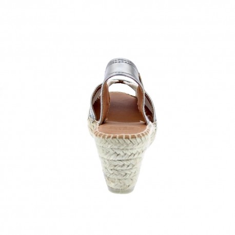 Alpargatas Toni Pons zapatos Mujer modelo Teide-P Plata 